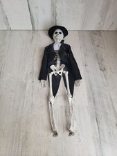 Hanging mini groom Skeleton suit Halloween home decor