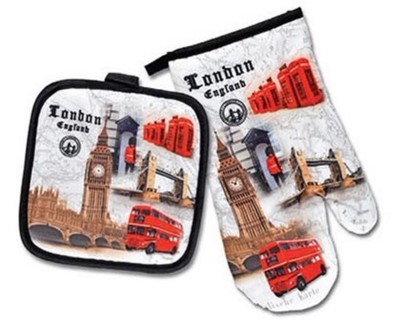 Oven Glove Pot Holder London Souvenirs Heat Resistant Big Ben Kitchen Glove Mitt Oven Glove Pot Holder London Souvenirs Heat Resistant Big Ben Kitchen Glove Mitt