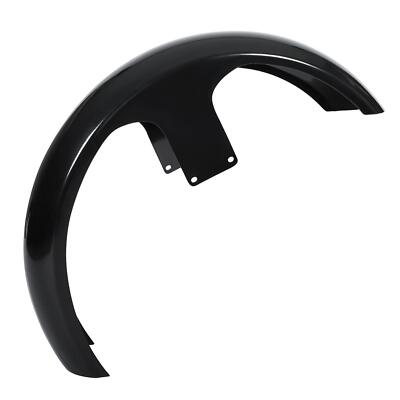Vivid Black 26'' Front Fender For Harley Bagger Touring Street Glide FLTR FLHT