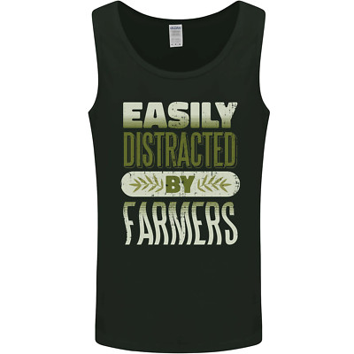 Easily Distracted Farmers Farming Herren Vest Tank Top
