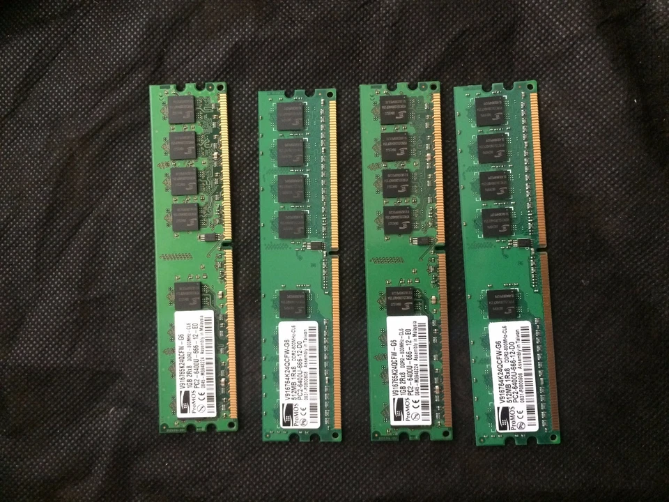 ProMOS V916764K24QCFW-G6 ( DDR2 PC2-6400U 800MHz DIMM 240-pin) Memory 3GB - Image 2 of 4