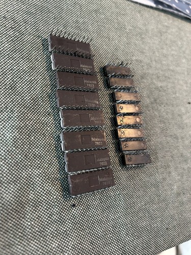 Vintage Intel 82107B-4 + MM2102AN-4L SRAM - Lot of 8x each- MCS-85 / Retro RAM - Photo 3/3