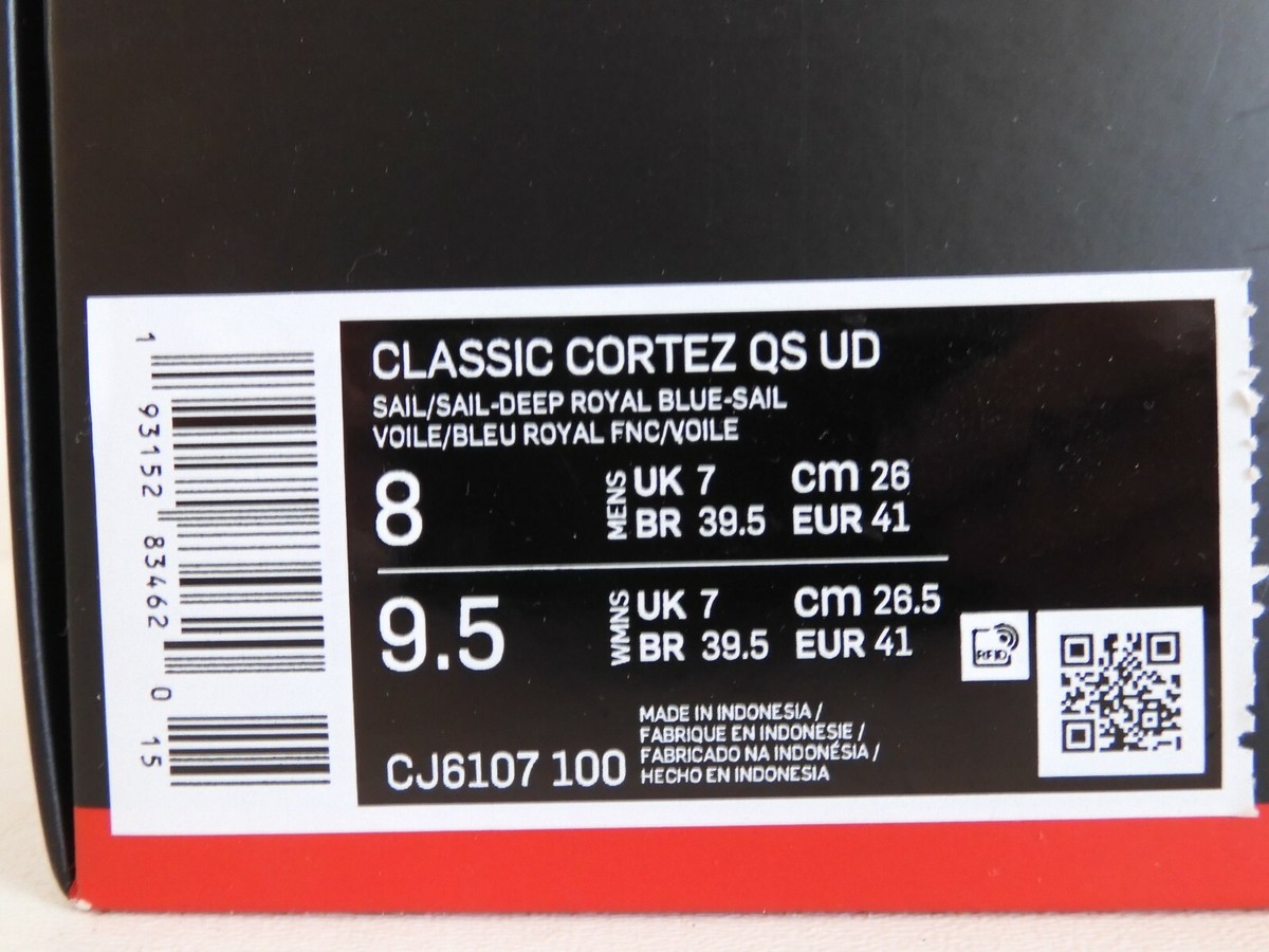 ナイキ スニーカー NIKE CLASSIC CORTEZ QS UD 26.5 NIKE CLASSIC CORTEZ QS UD 