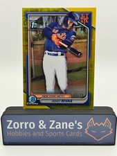 Jensy Rivas 2024 Bowman Chrome 1st /75 Yellow Refractor New York Mets #BCP-251