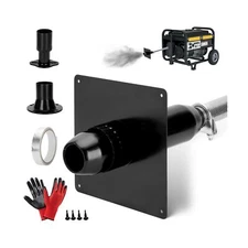 Generator Exhaust Extension Kit with Two Adapters, ALL-IN-ONE KIT, Insulated ...