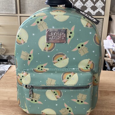 Bioworld Star Wars Mandalorian Baby Yoda The Child Grogu Mini Backpack ...