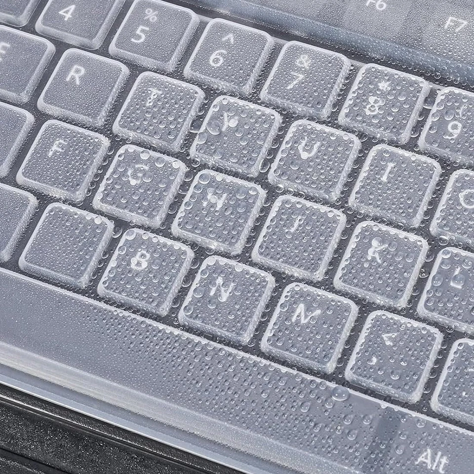 2 Stück Tastaturschutz Silikon Tastatur Abdeckungen Staubschutz Desktop Computer - Bild 3 von 4