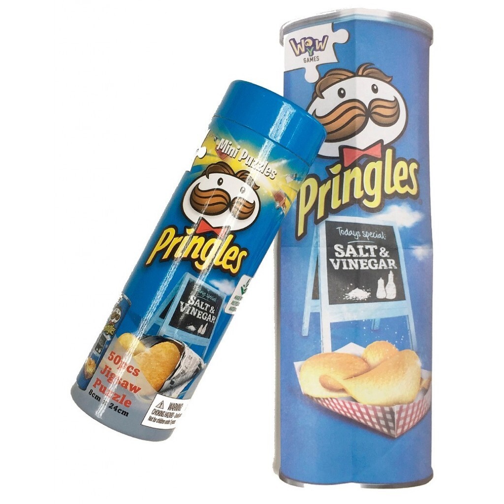 X2 Pringles Salt & Vinegar / Original 50 Piece Mini Jigsaw