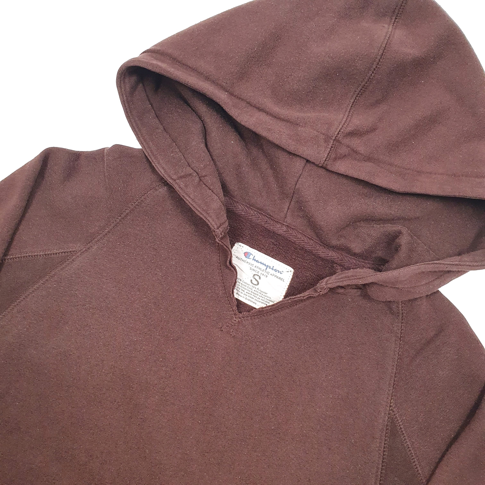 Mens CHAMPION Cotton Hoodie Jumper Sweatshirt S image 2