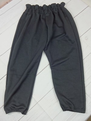 Soffe Shorts Boys/Girls Black Size Small Black 100% Polyester Baseball Pants