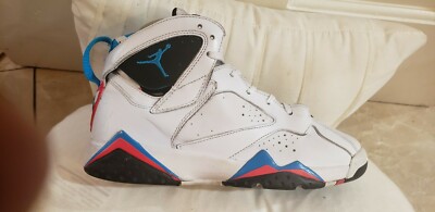 NIKE AIR JORDAN 7 RETRO GS SHOES ORION WHITE BLUE YOUTH 304774-105