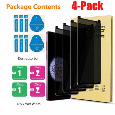 Privacy Glass Screen Protector For Samsung S24 S9 S10 S25 S21 S22 S23 Note 20 10