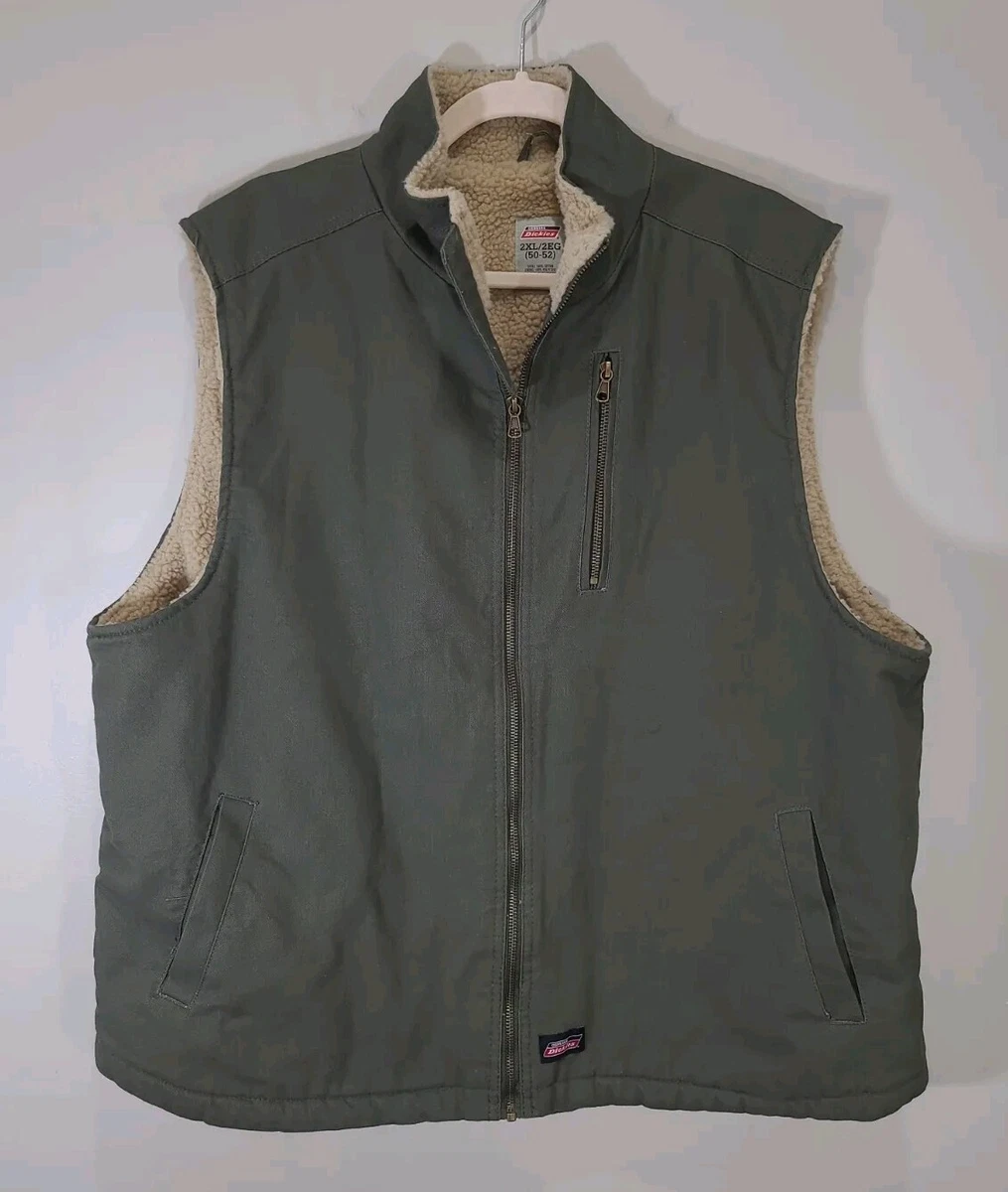 Dickies sherpa top lined work vest