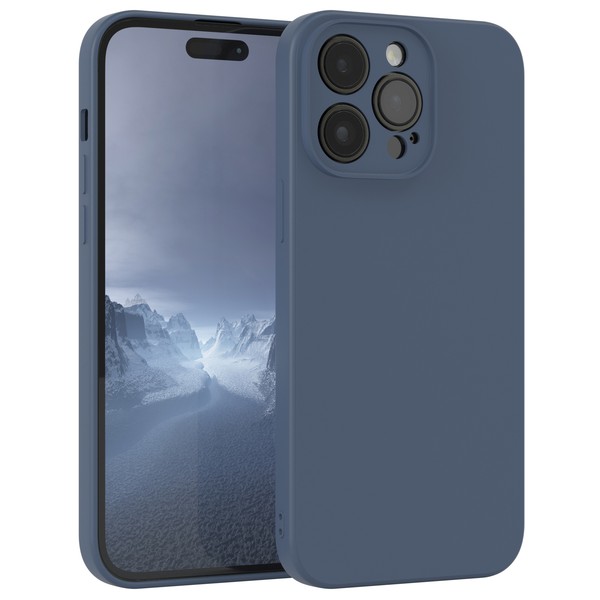 FüR Apple Iphone 14 Pro Max HüLle Silikon Back Cover Schutz Handy Case Petrol-image