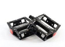 TANGENT PRO ALUMINUM PLATFORM PEDAL BMX/DJ 9/16" BLACK