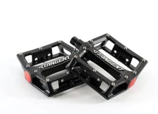 TANGENT PRO ALUMINUM PLATFORM PEDAL BMX/DJ 9/16" BLACK