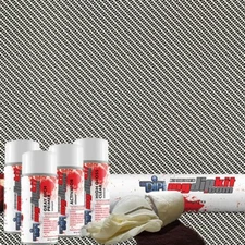 MYDIPKIT Hydro Dipping Water Transfer Print KIT CF-1821 Blk/Clr Carbon Fib