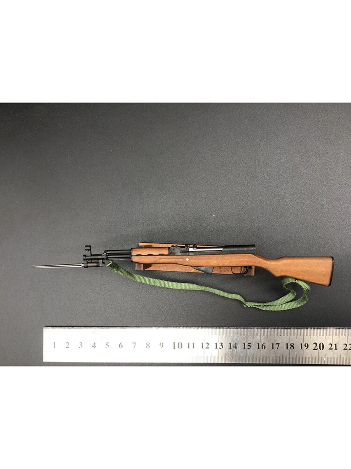 1/6 Ручной Работы Дерево Металл Китайский Парашютист Тип 56 Полуавтоматическая Винтовка Игрушка Пистолет Подарок - Изображение 3 из 4