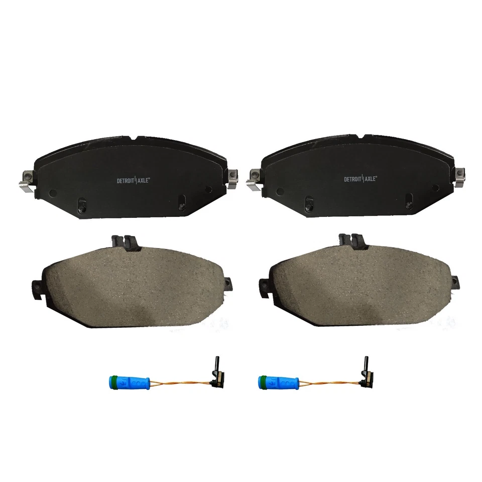 Pastillas de freno delanteras cerámicas + herrajes para Mercedes-Benz C300 2015 2016 2017-2021 Foto 3 de 4