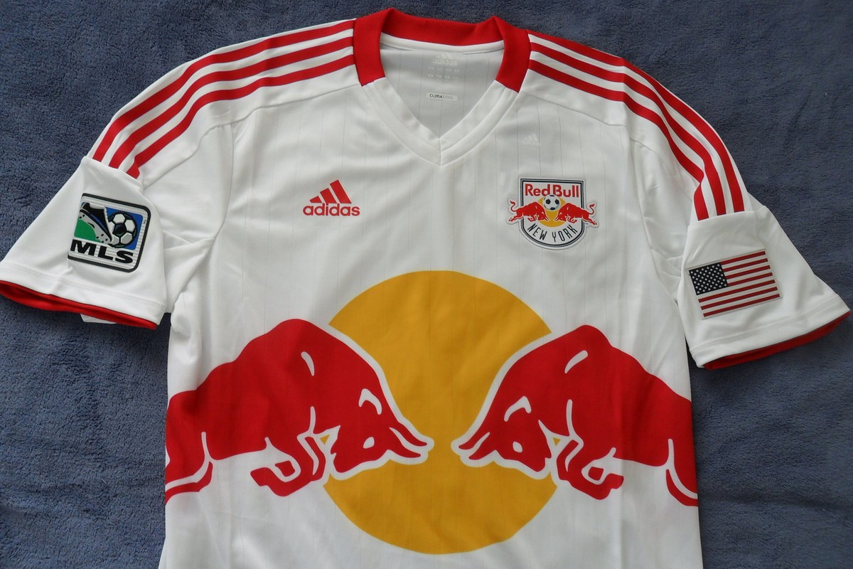 Adidas NEW YORK RED BULL USA Soccer football NY AUTHENTIC Adidas NEW YORK RED BULL USA Soccer football NY AUTHENTIC