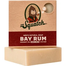 All Natural Bar Soap for Men with Zero Grit, Bay Rum