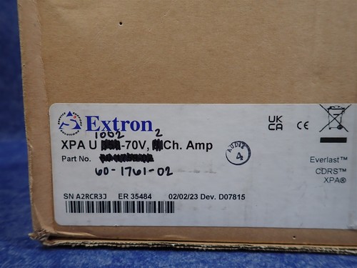 Extron XPA U 1002-70V 60-1761-02 2-Kanal nieder- & hochohmiger Verstärker (J27) - Bild 6 von 6