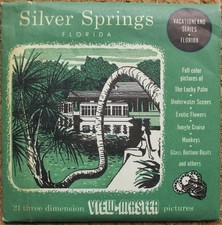 3 VIEW-MASTER PŁYTY 3D - SERIA VACATIONLAND | SILVER SPRINGS | FLORIDA