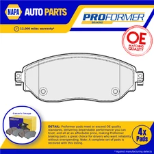 Brake Pads Set fits RENAULT TRAFIC MK3 2.0D Front 2019 on Proformer Quality