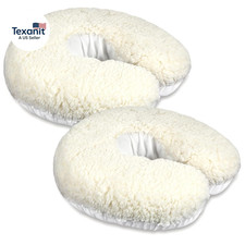 2 Pcs Massage Face Cradle Cover Fleece Massage Table Headrest Cover 14.6'' X 13'