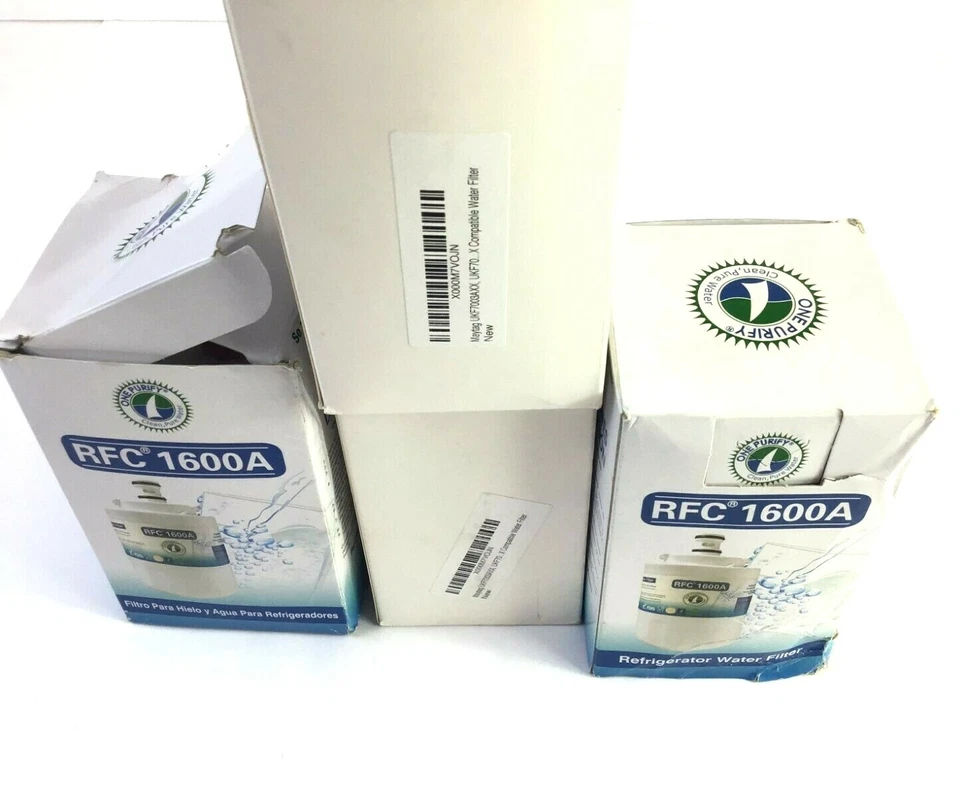 2 One Purify &2 After Market Refrigerator Water Filter RFC1600A UKF7003AXX UKF70 - Image 2 of 4