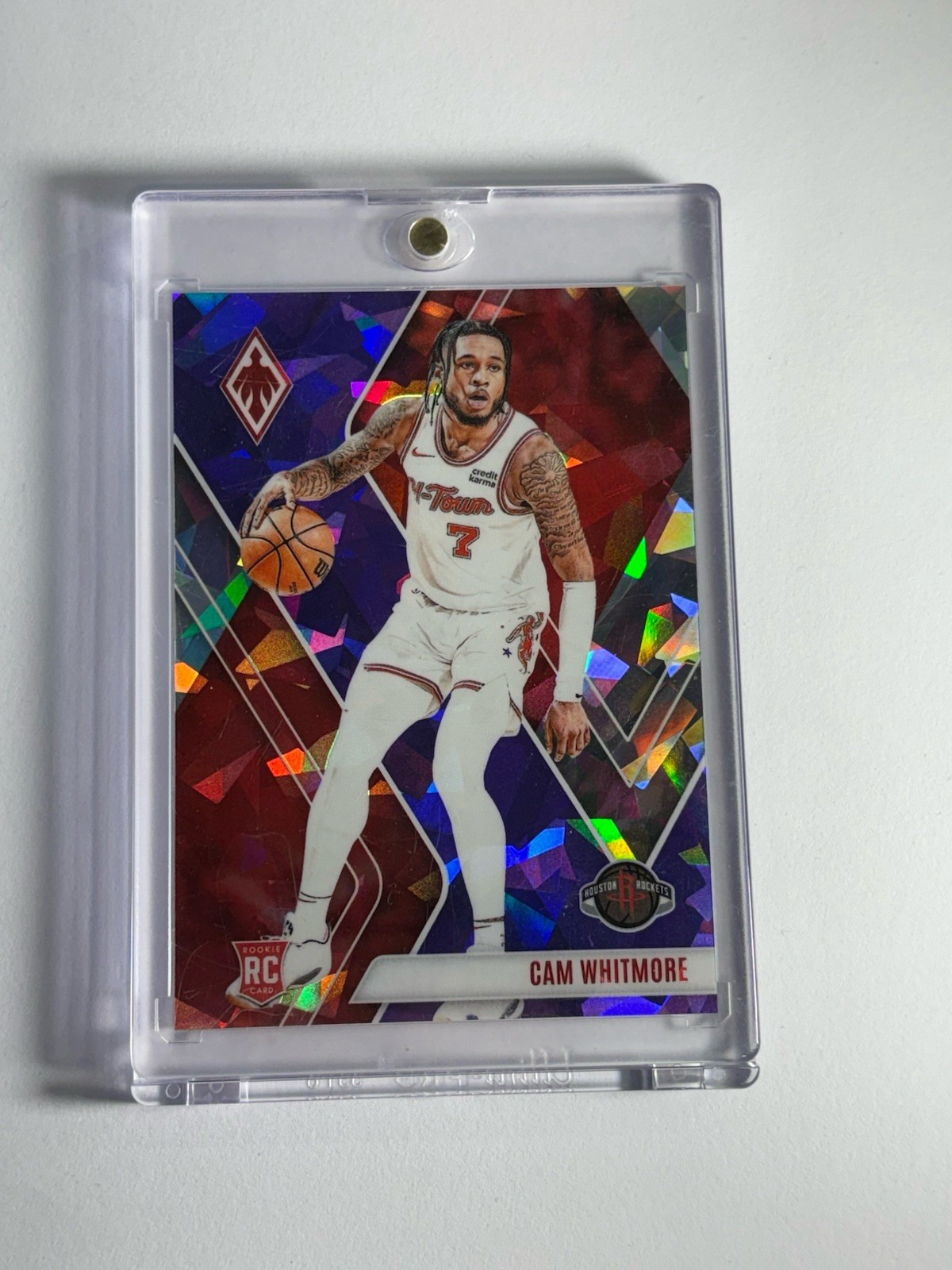 2023-24 Panini Phoenix - Rookies Cam Whitmore #294 Purple Ice Phoenix /25 (RC)