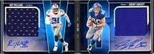 ROY WILLIAMS JEREMY SHOCKEY 2025 PANINI SILHOUETTE DUAL BOOKLET PATCH AUTO 76/99
