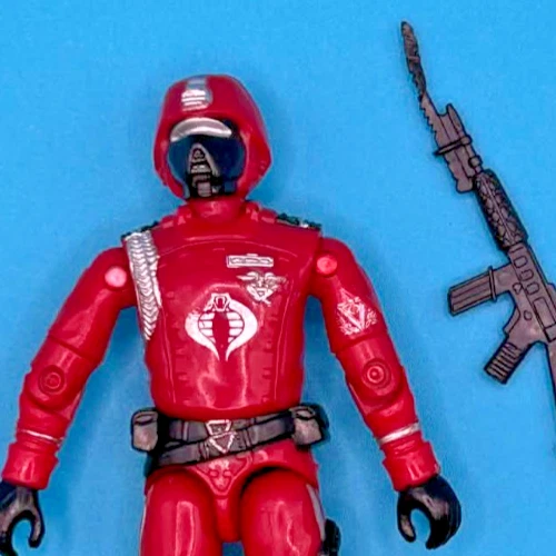 G.I. 1985 Joe Cobra CRIMSON GUARD 2 V1 ARAH Serie 4 HASBRO Casi Completo Foto 2 de 3
