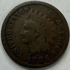1886 Type 1 Indian Head Cent Exact Coin Imaged #IND1868