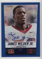 2014 Panini Hot Rookies Rookie Signatures Blue 79/99 James Wilder Jr Auto 0af