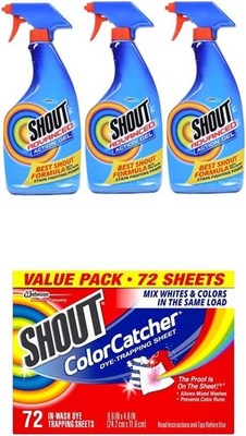 Shout Advanced Spray and Wash Laundry Stain Remover Gel, Best Formula... 