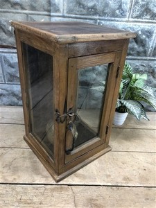 Medicine Cabinet, Vintage Wood Display Case, Wall Mount Cupboard, Shadow Box BMK