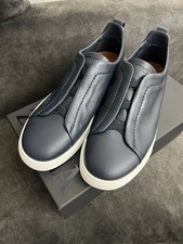 Triple Stitch Secondskin Zegna Sneaker Blue EU 44 UK 10 US 11