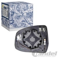 Vemo Spiegelglas AsphÄRisch Beheizbar Links Passend FüR Ford Focus Mondeo | V25-