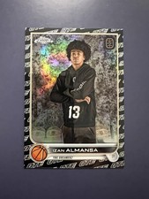 2022-23 Topps Chrome OTE Izan Almansa Black & White OTE Refractor SSP /10