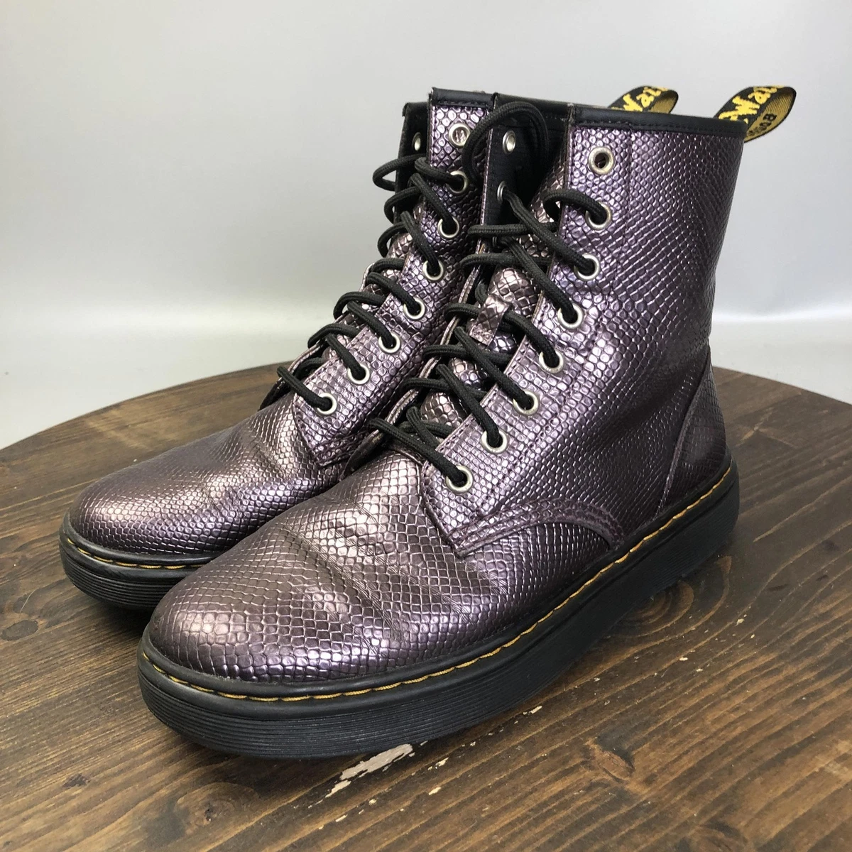 Dr. Martens男式动物印花靴| eBay