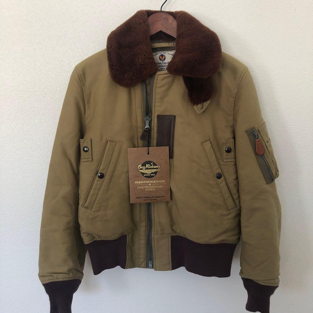 Buzz Rickson's B-15B Test Sample Jacket Wine Red … - image 7