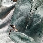 Clear Square Glass Drink Dispenser with Lid and Metal Spigot — photo 2