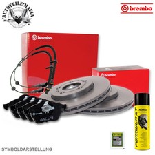 Brembo Bremsensatz + Reiniger HINTEN Ø 300mm BMW 3er E90 E91 E92 E93 1er E81 E87