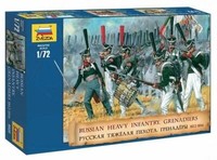 Zvezda 8020 Russian Heavy Infantry Grenadiers 1812-1814 - MaßStab 1:72