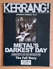 KERRANG MAGAZINE ISSUE 1036 DEC 2004 DIMEBAG DARRELL R.I.P PANTERA