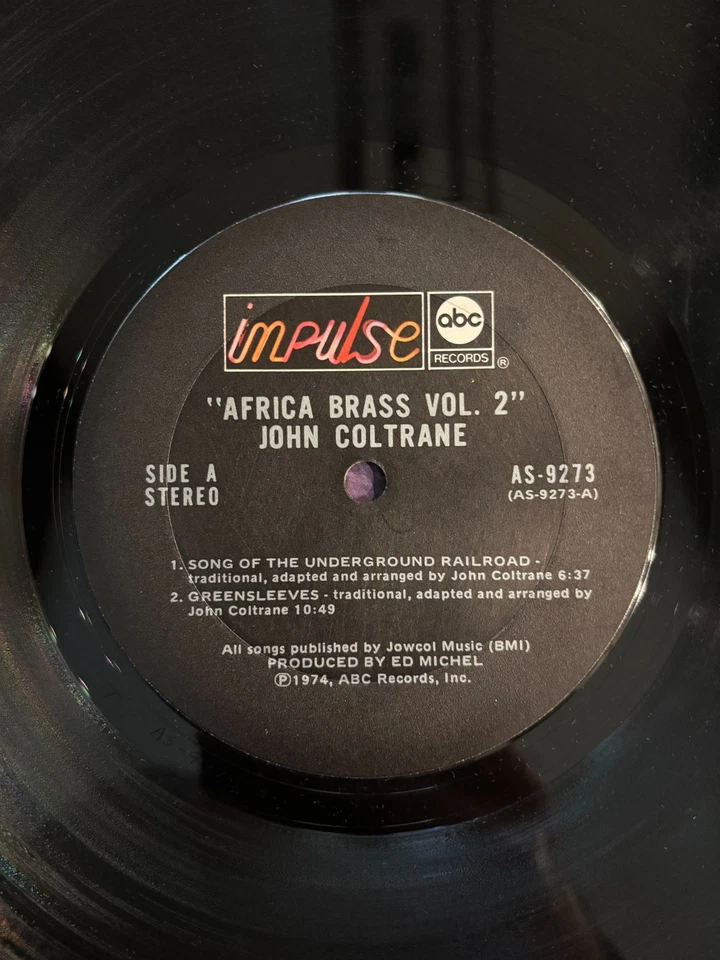 JOHN COLTRANE "The Africa Brass Sessions, Vol 2 Impulse EX/NM (1) Foto 4 de 4