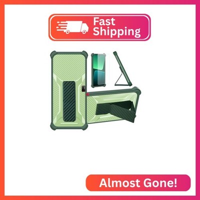 Aroepurt Case for Ulefone Note 11P Phone Case Stand Cover [with Tempered Glass S
