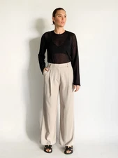 Matin Long Sleeve Fine Knit Top