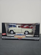 Vintage Ertl American Muscle 1955 Chevy 3100 Cameo Pickup Truck 1:18 diecast,NIB